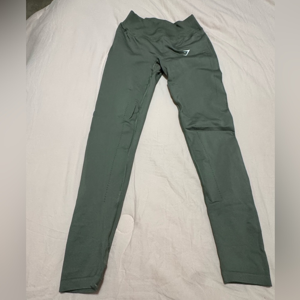 Gymshark Olive Green Seamless Leggings